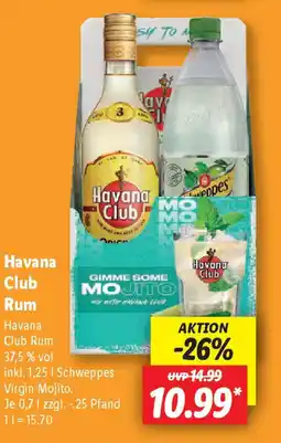 Lidl Havana Club Rum Angebot