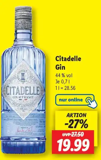 Lidl Citadelle Gin Angebot