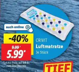 Lidl CRIVIT Luftmatratze Angebot
