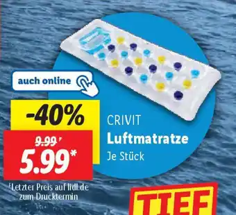 Lidl CRIVIT Luftmatratze Angebot