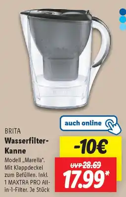 Lidl BRITA Wasserfilter- Kanne Angebot