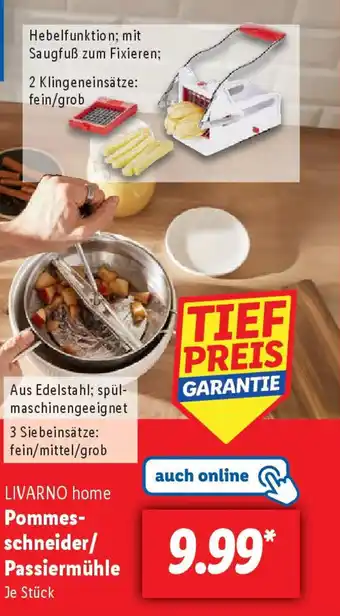 Lidl LIVARNO home Pommes- schneider/ Passiermühle Angebot