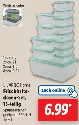 Lidl LIVARNO home Frischhalte- dosen-Set, 13-teilig Angebot