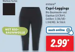 Lidl esmara Capri-Leggings Angebot