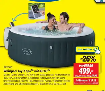 Lidl Bestway Whirlpool Lay-Z Spa mit AirJet Angebot