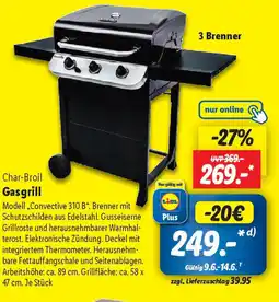 Lidl Char-Broil Gasgrill Angebot