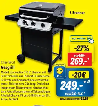 Lidl Char-Broil Gasgrill Angebot