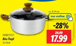 Lidl ERNESTO Alu-Topf Angebot