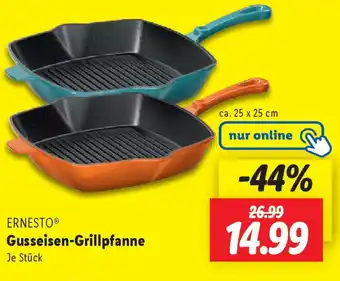 Lidl ERNESTO Gusseisen-Grillpfanne Angebot