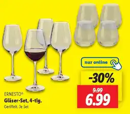 Lidl ERNESTO Gläser-Set, 4-tlg. Angebot