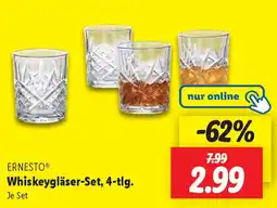 Lidl ERNESTO Whiskeygläser-Set, 4-tlg. Angebot