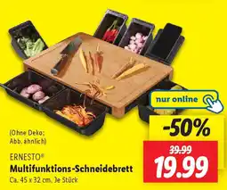 Lidl ERNESTO Multifunktions-Schneidebrett Angebot