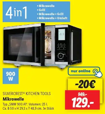 Lidl SILVERCREST KITCHEN TOOLS Mikrowelle Angebot