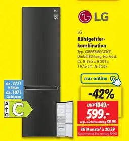 Lidl LG Kühlgefrier- kombination Angebot