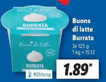 Lidl Buona di latte Burrata Angebot