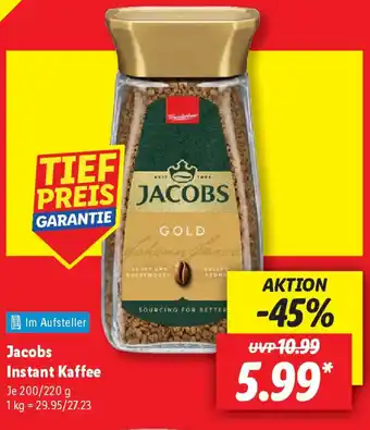 Lidl Jacobs Instant Kaffee Angebot