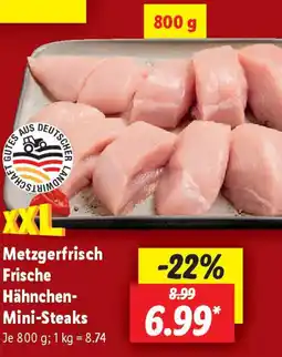 Lidl Metzgerfrisch Frische Hähnchen- Mini-Steaks Angebot