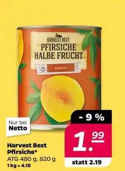 NETTO Harvest Best Pfirsiche Angebot