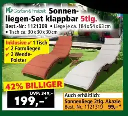 Norma Sonnenliegen-Set klappbar 5tlg Angebot