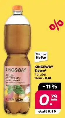 NETTO KINGSWAY Eistee Angebot