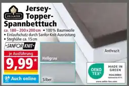 Norma Jersey-Topper-Spannbetttuch Angebot