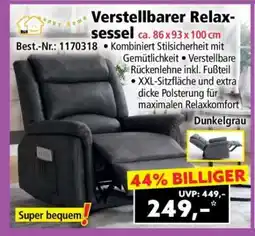 Norma Verstellbarer Relaxsessel Angebot