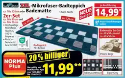 Norma XXL-Mikrofaser-Badteppich Badematte Angebot