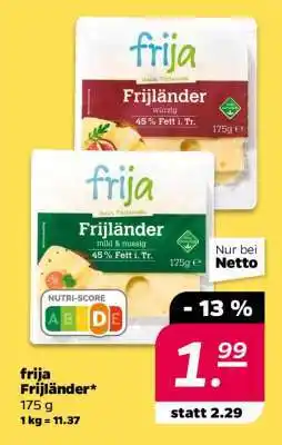 NETTO frija Frijländer Angebot