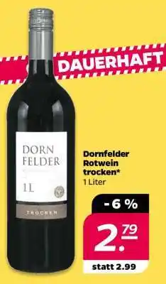 NETTO Dornfelder Rotwein trocken Angebot