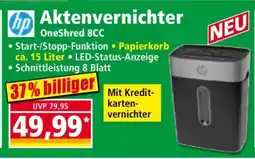 Norma Aktenvernichter OneShred 8CC Angebot