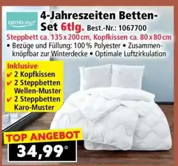 Norma 4-Jahreszeiten Betten-Set 6tlg Angebot