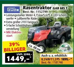 Norma Rasentraktor GAR 685 T Angebot