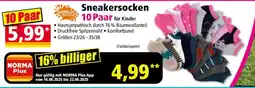 Norma Sneakersocken Angebot
