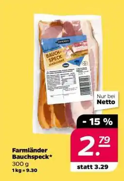 NETTO FARMLÄNDER Bauchspeck Angebot