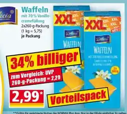 Norma Waffeln mit 70% Vanillecremefüllung Angebot
