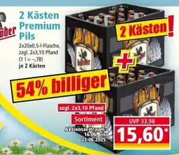 Norma 2 Kästen Premium Pils Angebot