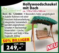 Norma Hollywoodschaukel mit Dach Angebot