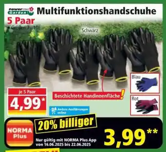 Norma Multifunktionshandschuhe Angebot