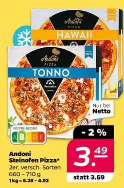 NETTO Andoni Steinofen Pizza Angebot