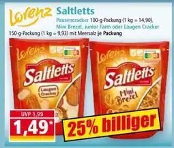 Norma Saltletts Angebot