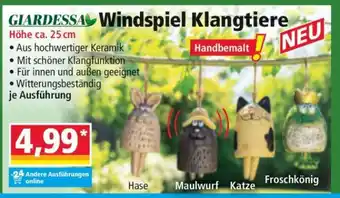 Norma Windspiel Klangtiere Angebot