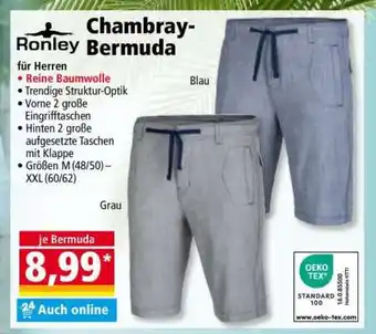 Norma Chambray- Bermuda Angebot