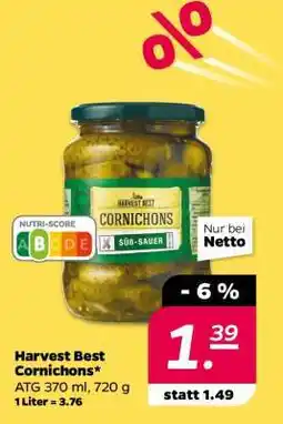 NETTO HARVEST BEST Cornichons Angebot