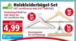 Norma Holzkleiderbügel-Set Angebot