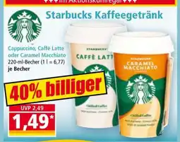 Norma Starbucks Kaffeegetränk Angebot