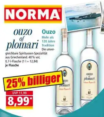 Norma OUZO of Plomari Angebot