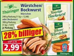 Norma Würstchen/Bockwurst Angebot