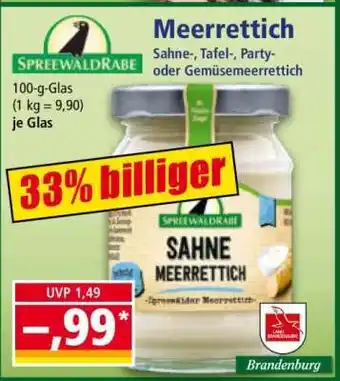Norma Meerrettich Angebot