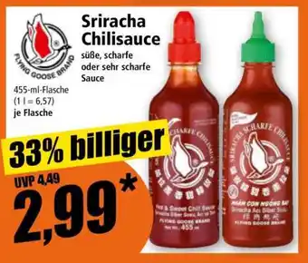 Norma Sriracha Chilisauce Angebot