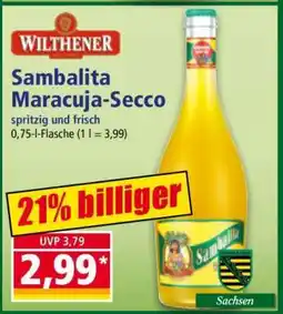 Norma Sambalita Maracuja-Secco Angebot